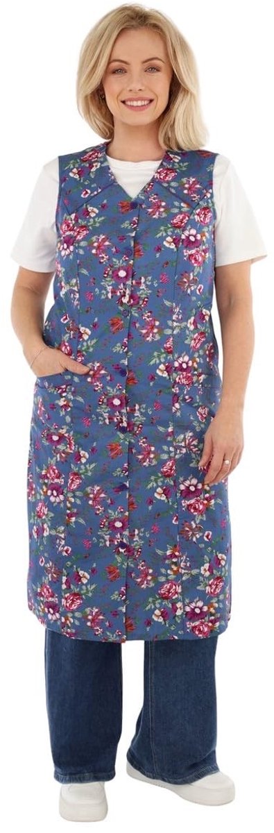 Dailygoods - Kookschort voor Dames zonder Mouwen - Kleurijk en 100% Katoen