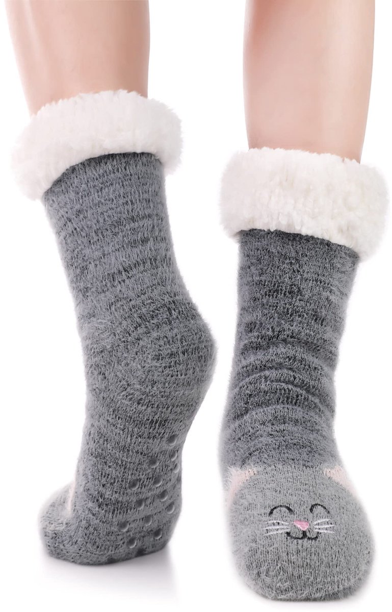 Dailygoods - Schattige Warme Slippersokken voor Dames