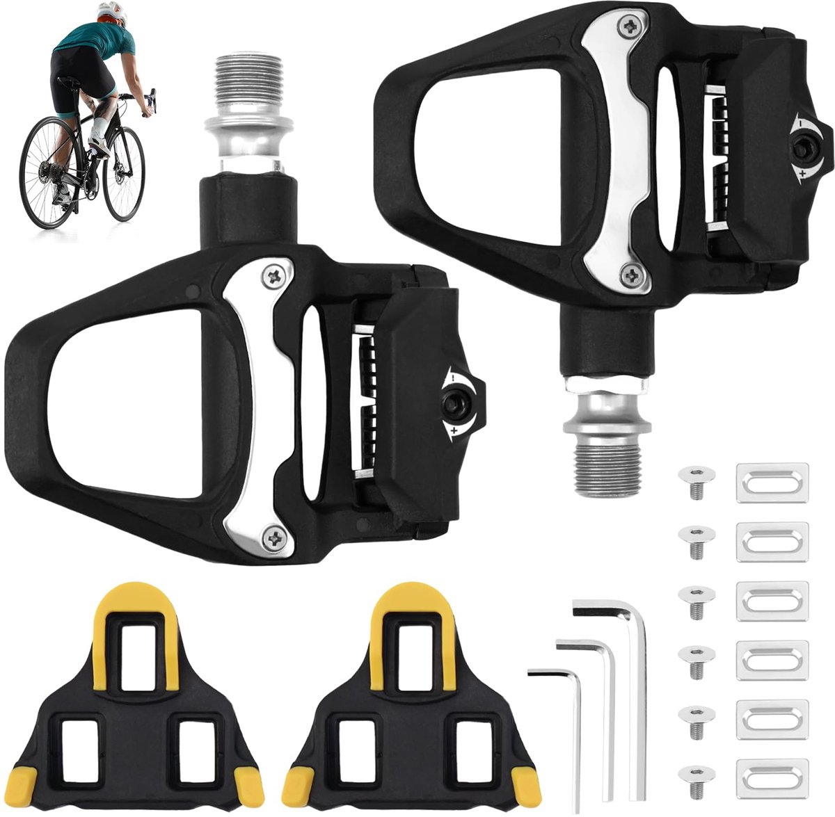 Dailygoods - Fiets Pedalen Antislip - Geschikt voor Shimano SL en MTB Fietsen