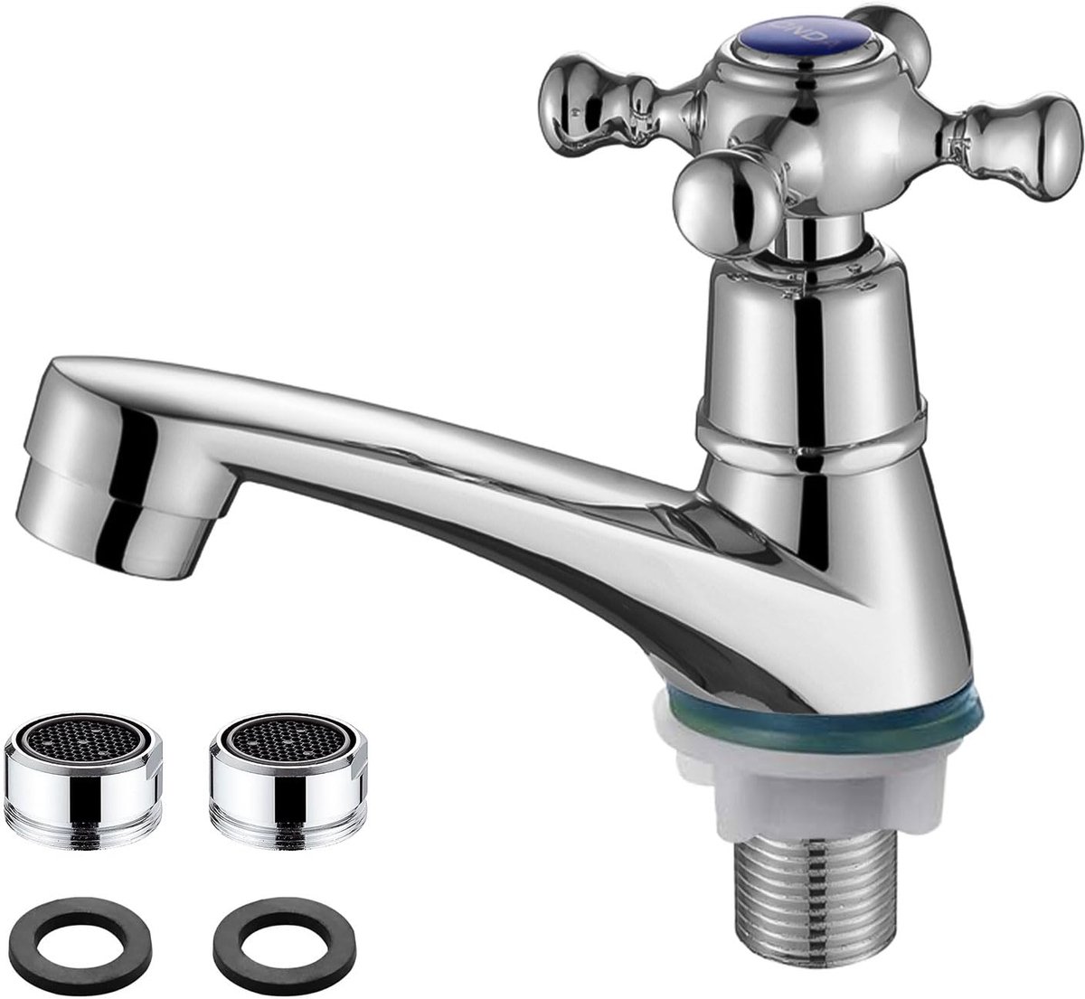 Dailygoods - Koudwaterkraan voor Gastentoilet - Robuust en Gebruiksvriendelijk