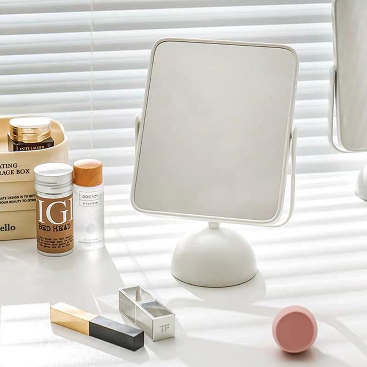 Dailygoods - 360 Draaibare Tafel Make-up Spiegel - Volledige Lengte Cosmetica Spiegel