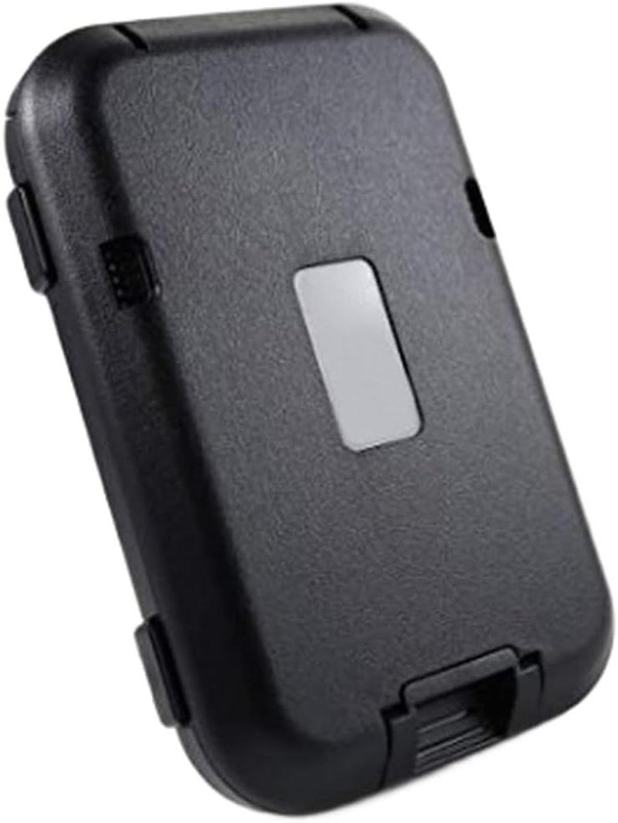Kaarthouder Aluminium - Portemonnee Kaartenhouder - Veilige Kaarten Opslag - RFID Blokkering - 10.9 x 7.1 cm - Zwart