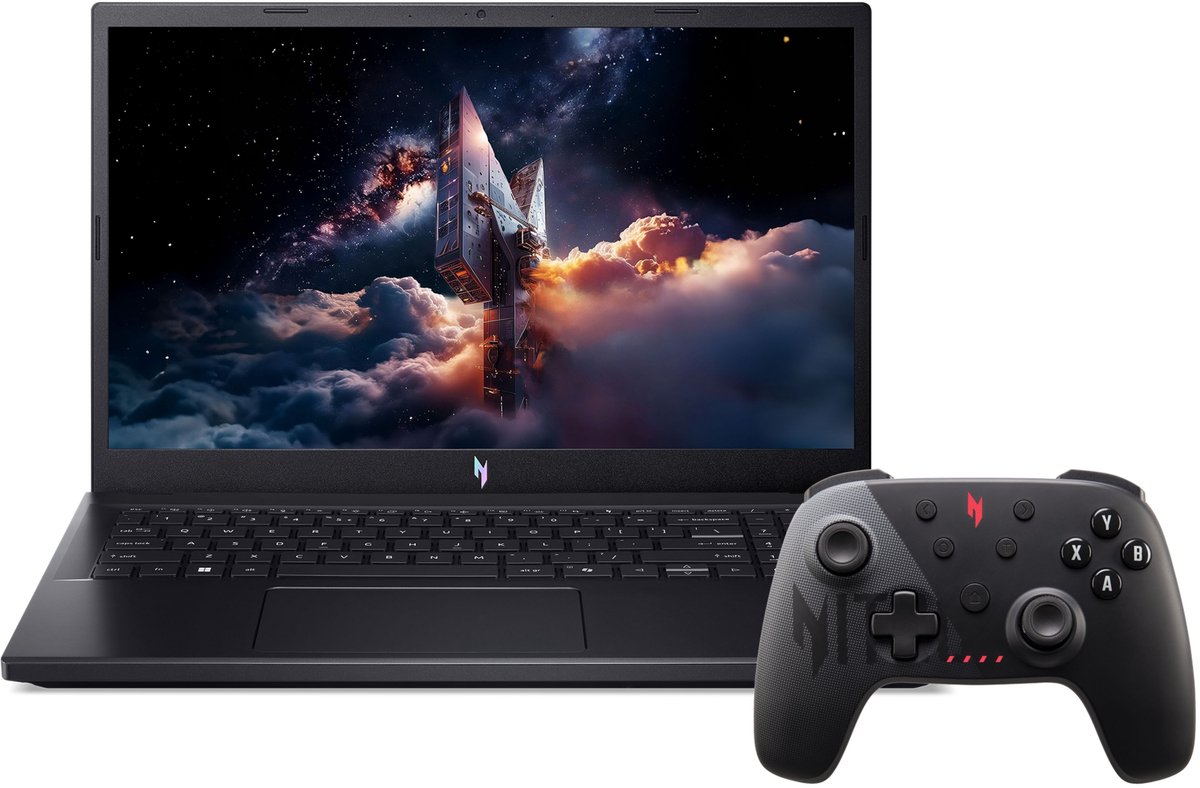 Acer Nitro V 15 ANV15-A31-R7V4 - Gaming Laptop - 15 inch 165Hz - AMD Ryzen 7 - 16GB - 512GB SSD - RTX 5060 - inclusief Nitro Controller + 3mnd PC GamePass