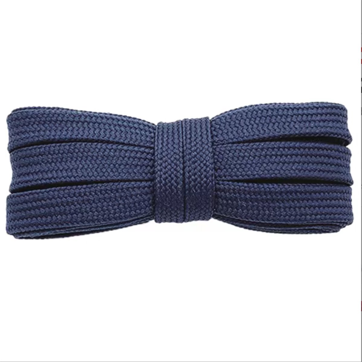 Donkerblauwe veters - Navy blauw - Platte veters - 120CM - Blue laces - 1 paar - 8MM - CHPN