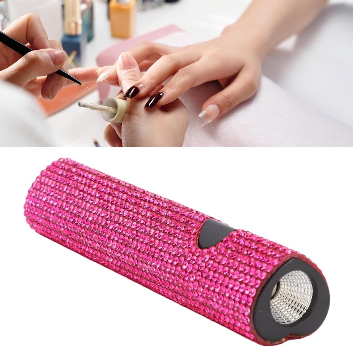 Handheld Nagellamp - Draagbare UV Lamp - Nagels Drogen - Draadloos Opladen - 13 x 5 x 3 cm