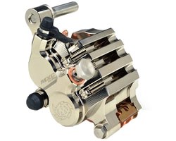 Moto-master Beta/kawasaki/suzuki Achterremklauw Zilver