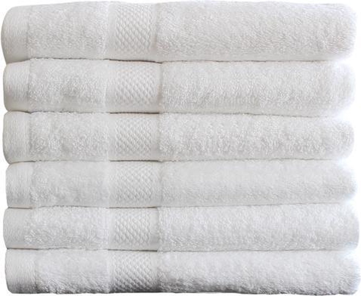 Katoenen Handdoeken Wit – Set van 9 Stuks – 70 x 140 cm