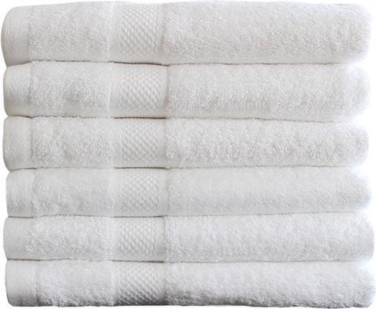 Katoenen Handdoeken Wit – Set van 9 Stuks – 70 x 140 cm