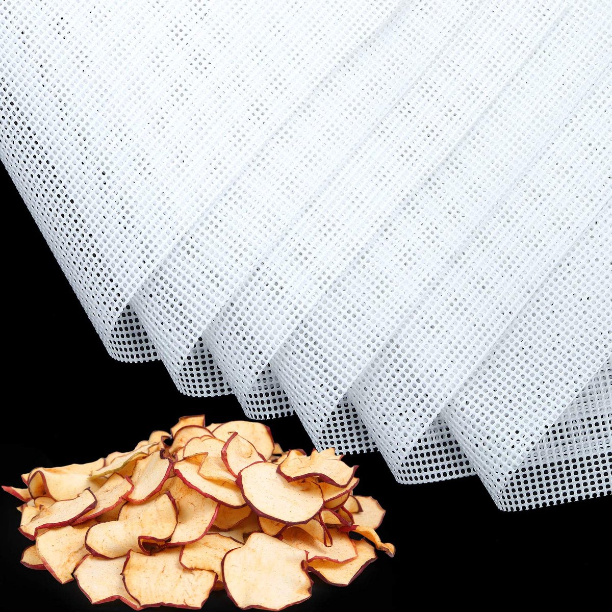 Dailygoods - Siliconen Dehydrator Bladen - 6 Stuks Herbruikbare Stoomnet Bakmatten