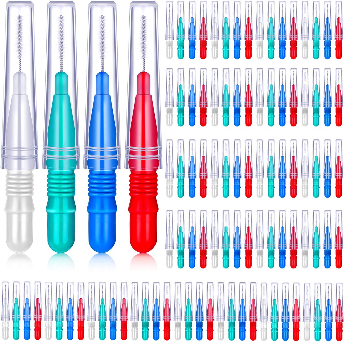Dailygoods - 100 Interdentale Tandenborstel Picks - Tandheelkundige Hygiëne
