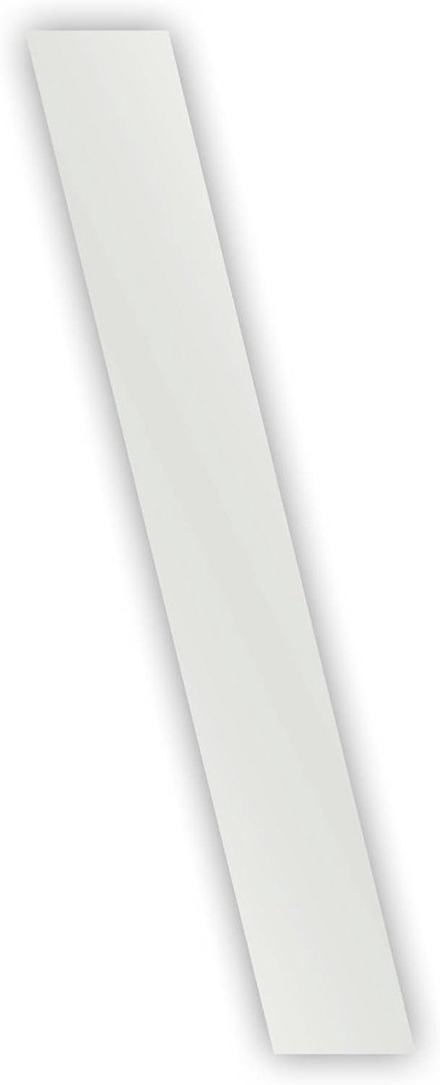 Huisnummer Aluminium Composiet - Deurbordje Naamplaat - Entree Personaliseren - Zelf Ontwerpen Weerbestendig - 20 cm - Wit