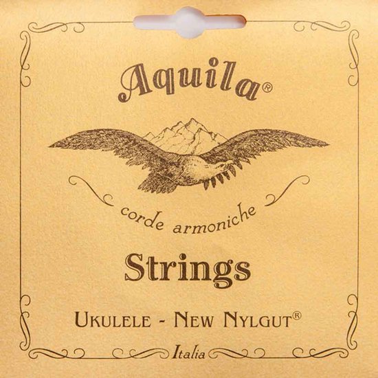 Aquila 4U New Nylgut Snaren voor Sopraan Ukulele (24-26) Hoge G