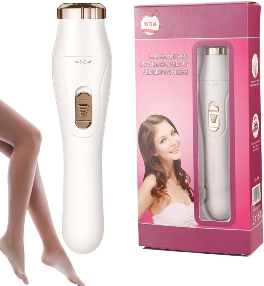 Body Groomer - Grooming Tool - Persoonlijke Verzorging - Waterdicht en Oplaadbaar - 13.5 cm - Wit