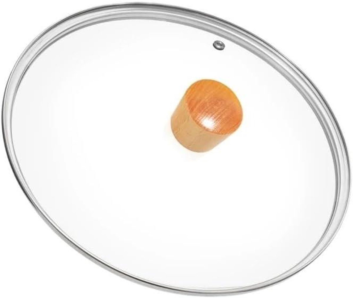 Universele Pannendeksel - Deksel voor pannen - Koken en braden - Gehard glas - 22-30 cm - Transparant