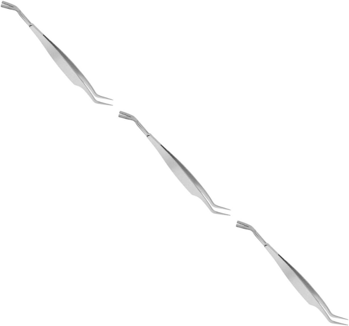 Pincet Set - Tekenverwijderaar Tekentang - Huisdier Verzorging - Roestvrij Staal - 14 x 1 cm - Assorti