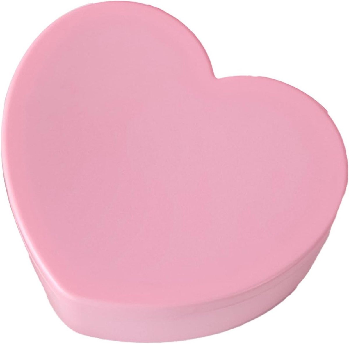 Hartvormige Sieradenkist - Sieraden Organisator - Sieraden Opbergen - Dubbele Laag Ontwerp - 15 x 13 x 6 cm - Roze