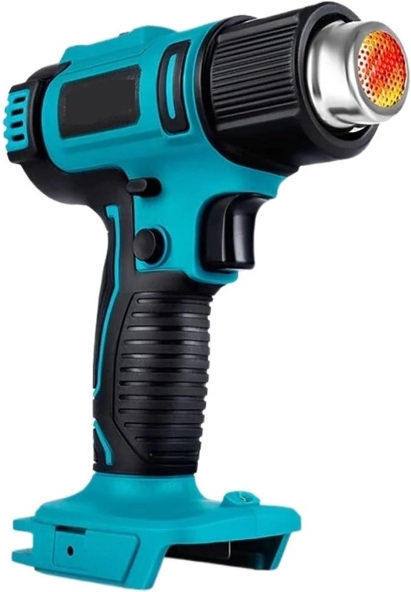 Heteluchtpistool - Warmtepistool Krimper - Verf Verwijderen - 6 Snelheden LED - 550°C - Grijs