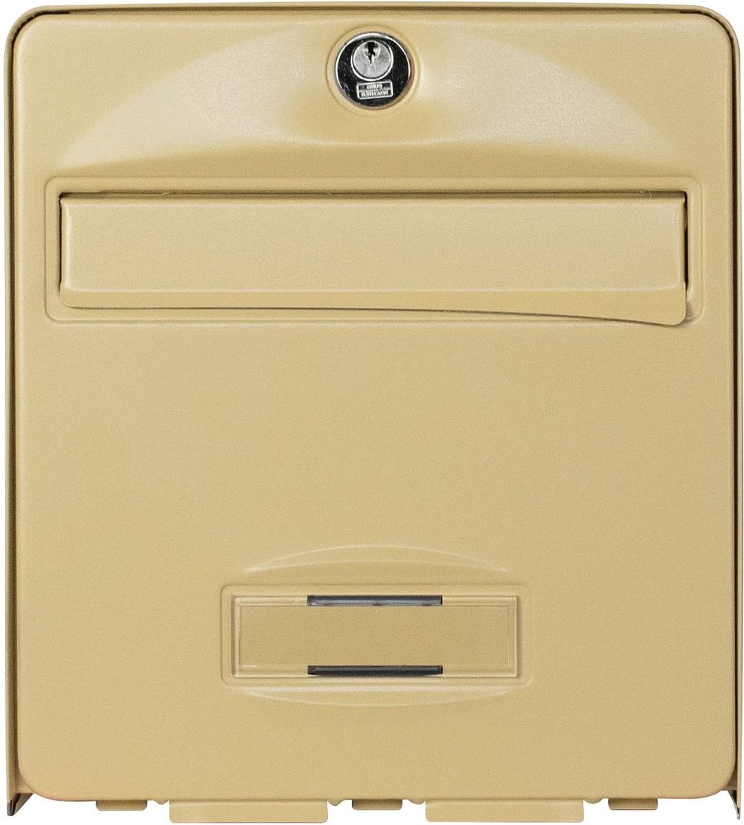Brievenbus - Postbus brievenkluis - Post Ontvangen - Met brievenstopper - 31 x 28 x 15 cm - Beige