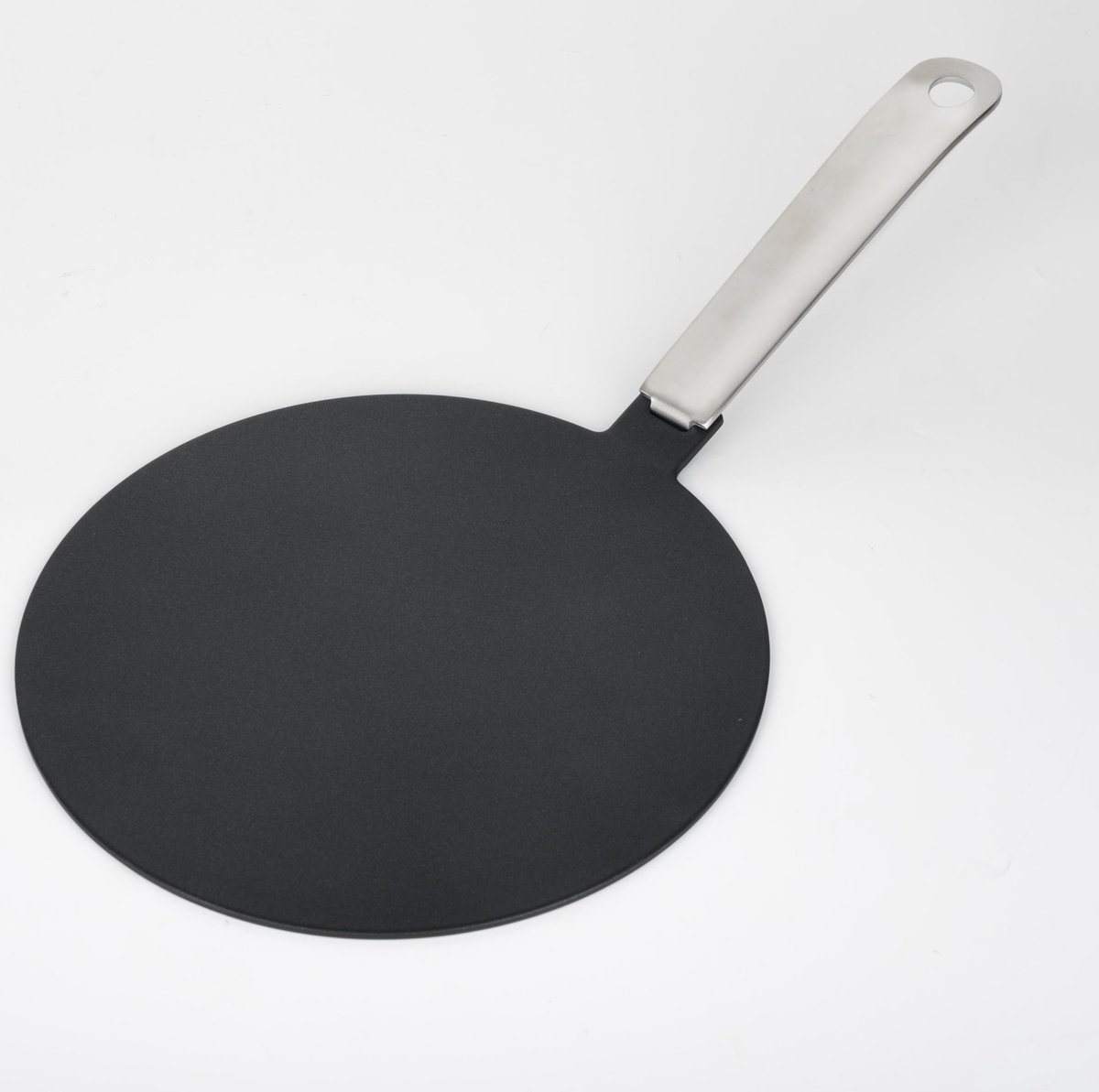 SnelShoppen - 14 cm Inductiekookplaat - Roestvrijstalen Warmteverspreider - Inductie-Adapterplaat met Afneembaar Handvat voor Gasfornuis - Ideaal voor