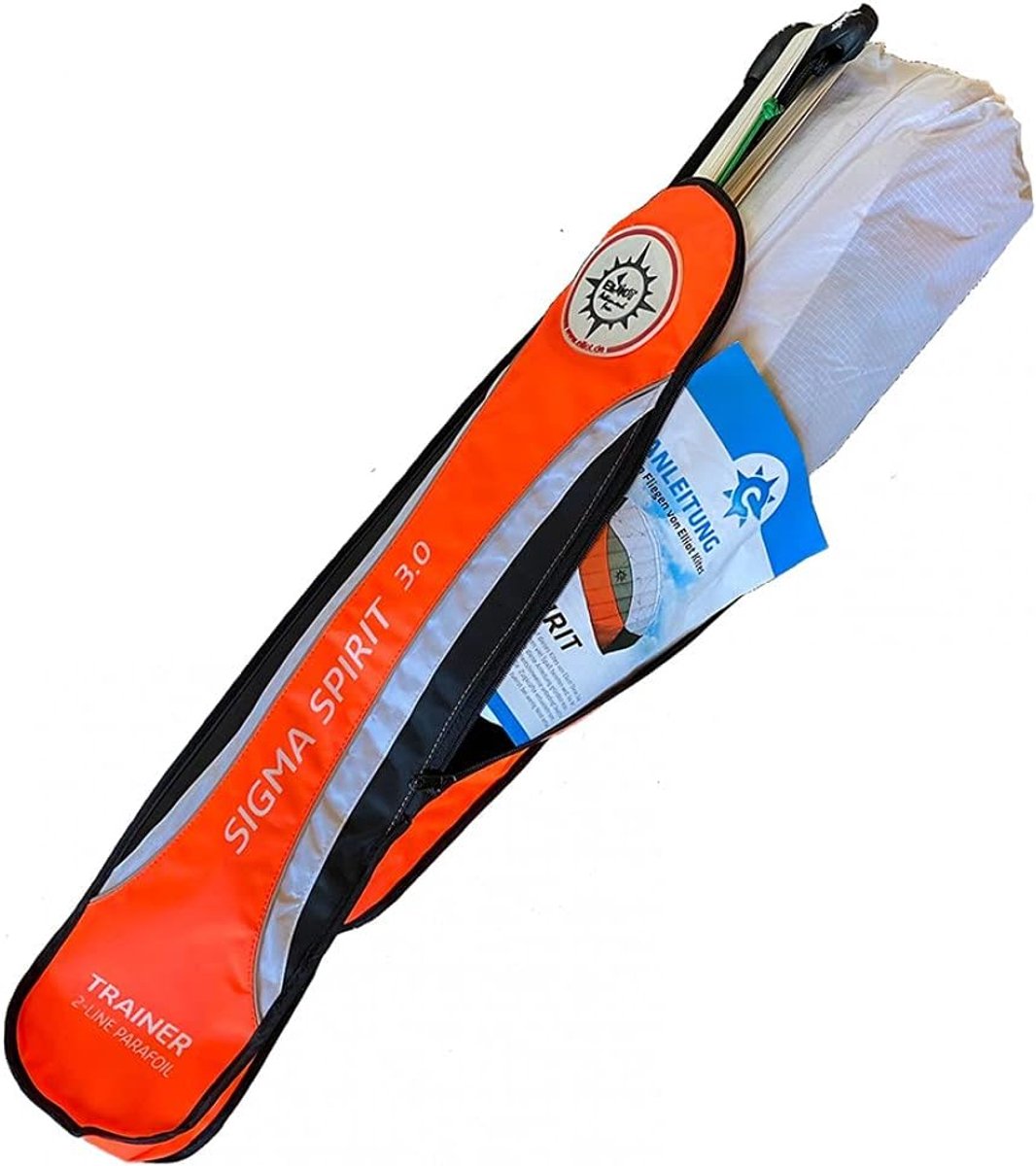 Kitevlieger - Sportvlieger Vlieger - Watersport - Goede controle - 140x50x10 cm - Oranje