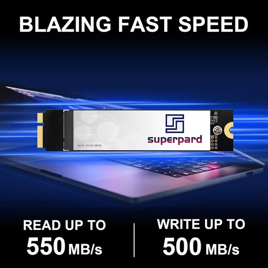 Interne SSD - Solid State Drive Opslag Upgrade - MacBook Versnellen - MacOS Voorgeïnstalleerd - 512 GB - Zilver — afbeelding 5