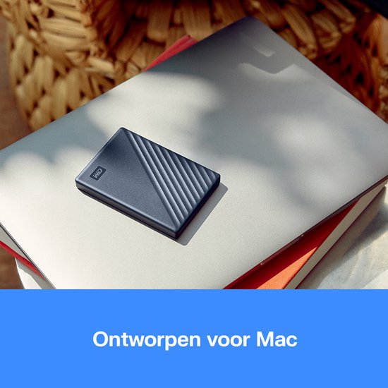 Western Digital My Passport - Compatibel met Mac - Externe Harde Schijf - Blauw - 4 TB van Merkloos — afbeelding 5