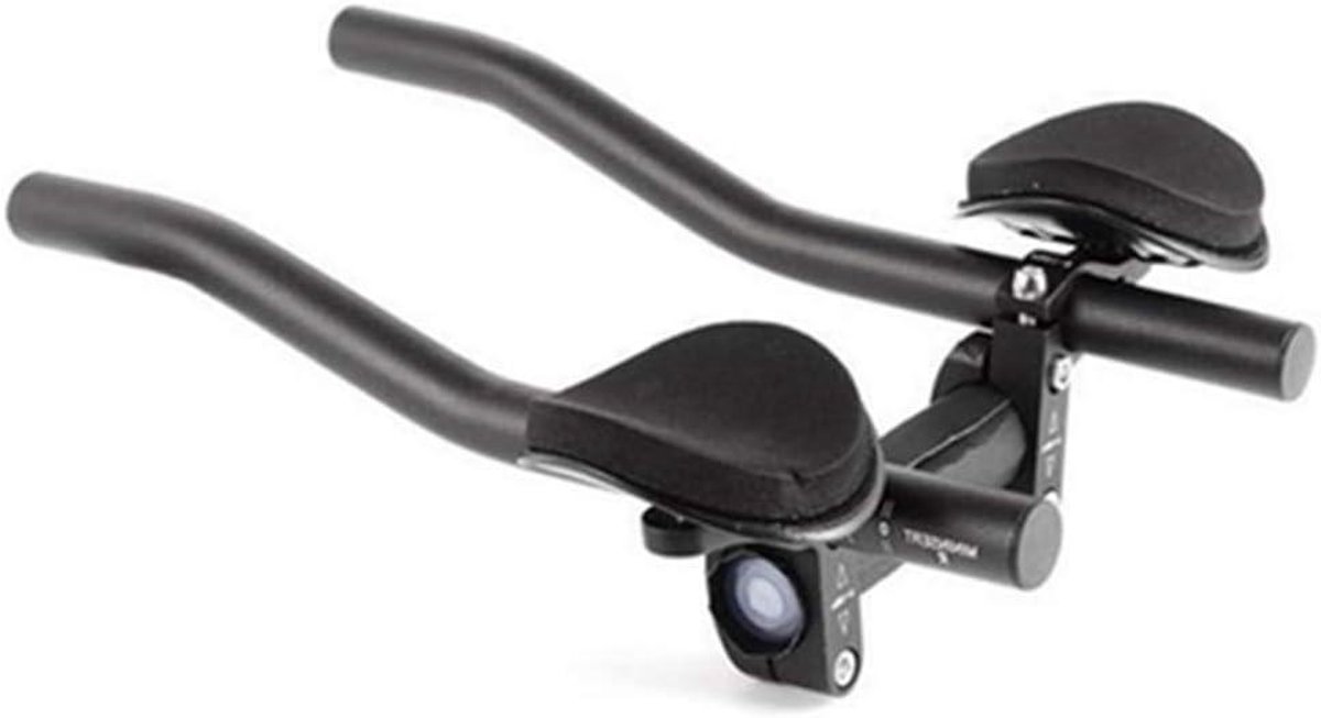 Fiets Aero Bar - Wieler Accessoire - Lange Afstand Fietsen - Verstelbare Armsteunen - 34 cm Lengte - Zwart