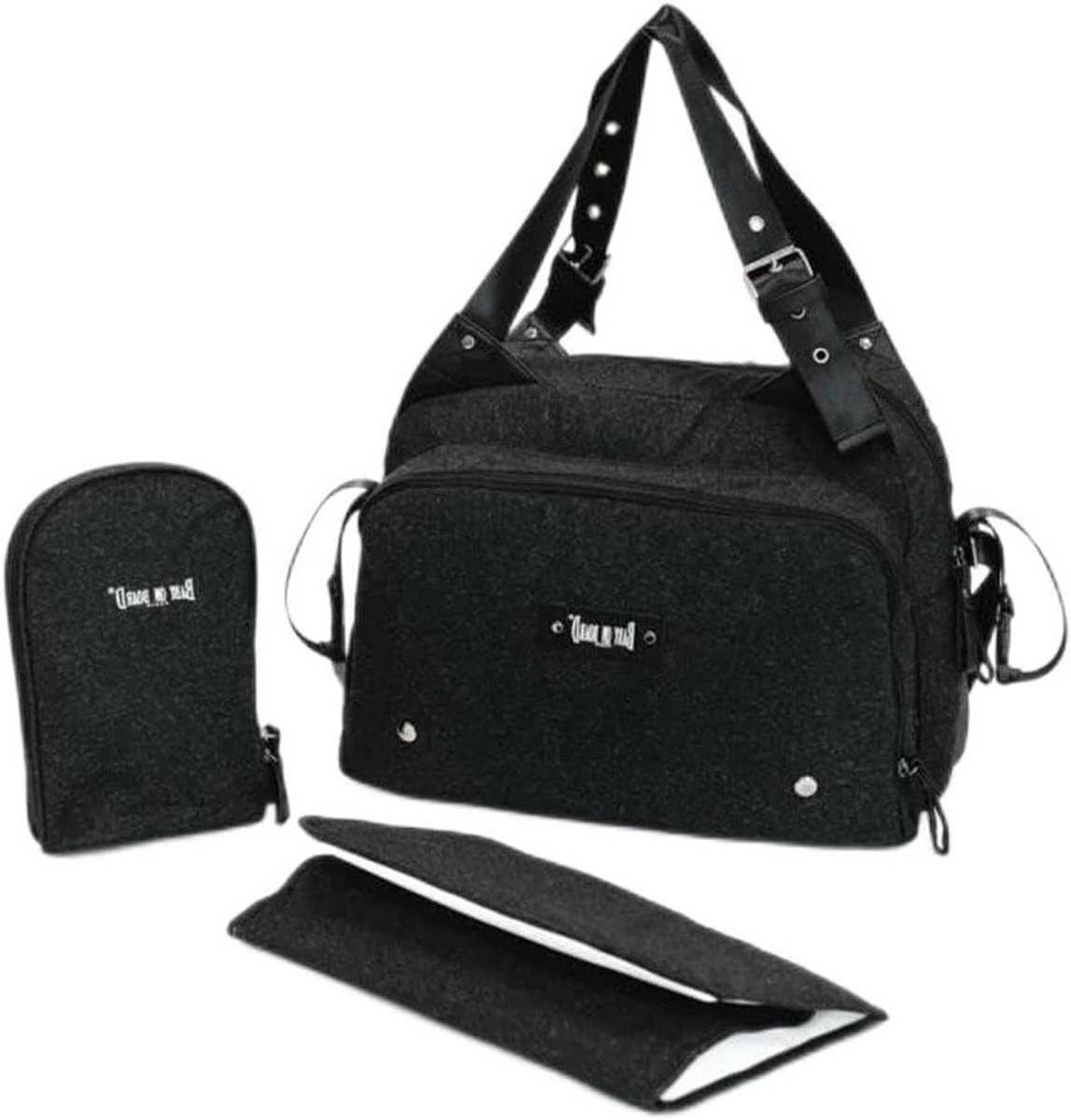 Baby Luiertas - Baby tas - Baby verzorgen - Innovatief en functioneel - 30 x 22 x 42 cm - Zwart