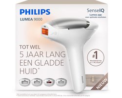 Philips Lumea 9000 Series IPL Ontharingsapparaat – Tot 5 Jaar Lang een Gladde Huid, Persoonlijke App-begeleiding en 4 Opzetstukken voor Lichaam, Gezicht, Bikinilijn & Oksels, BRI983/00