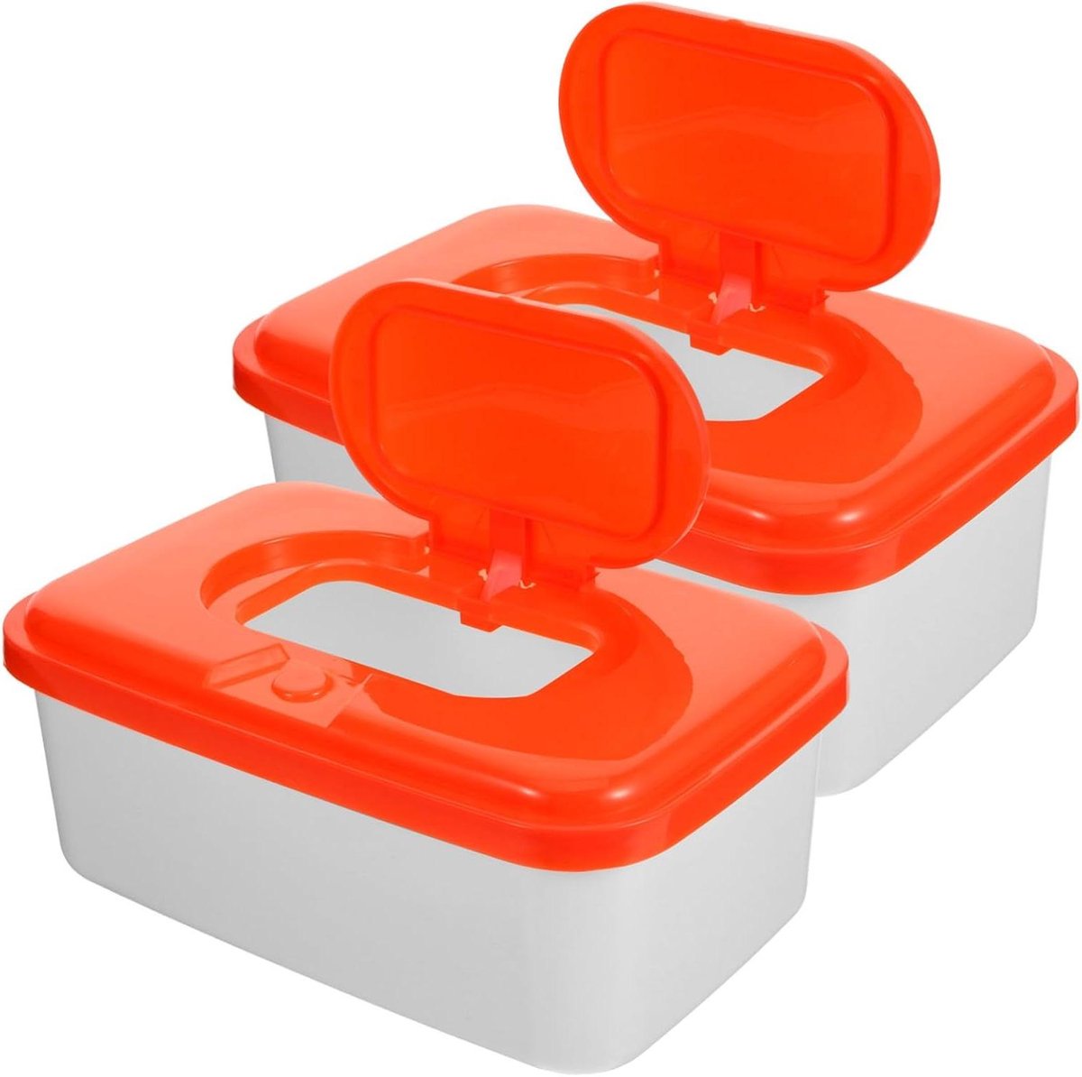 Babydoekjeshouder - Tissuedispenser - Hygiënisch Werken - Draagbaar Navulbaar - 2 Stuks - Willekeurige Kleur