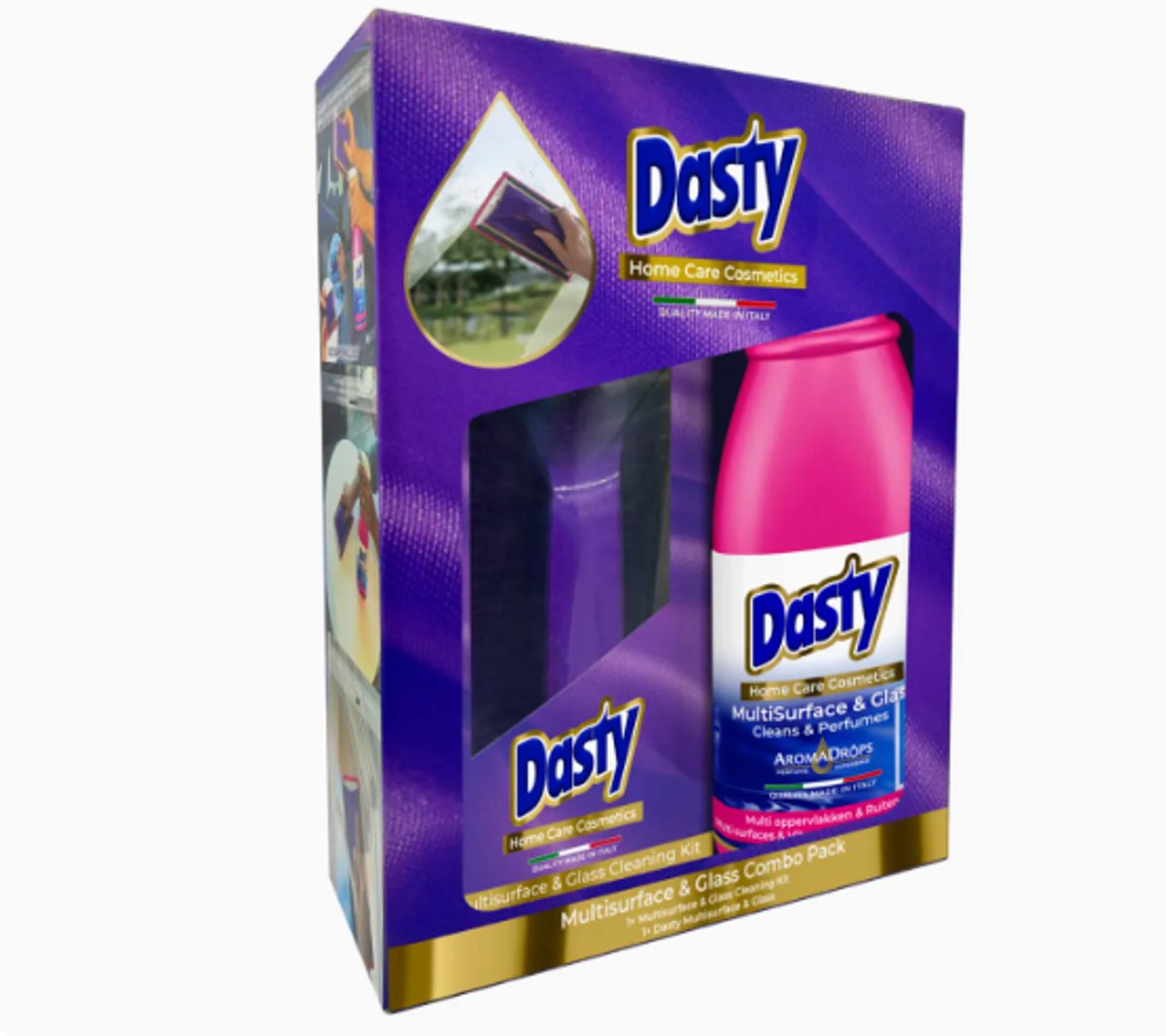 Dasty Glasreiniger Kit + Ruitenreiniger – Complete Schoonmaakset