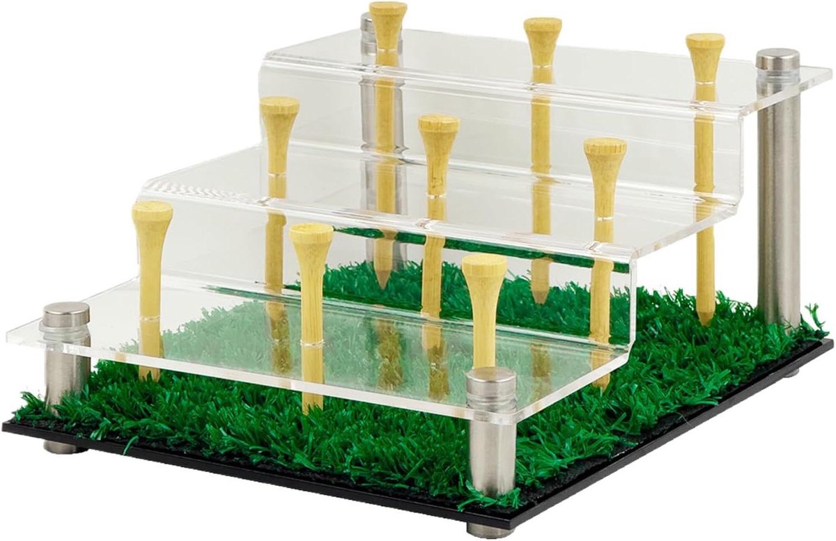 Golfbal Display Case - Sportbal Organizer - Collectie Tonen - Voor 9 Golfballen - 15 x 18 x 9.6 cm