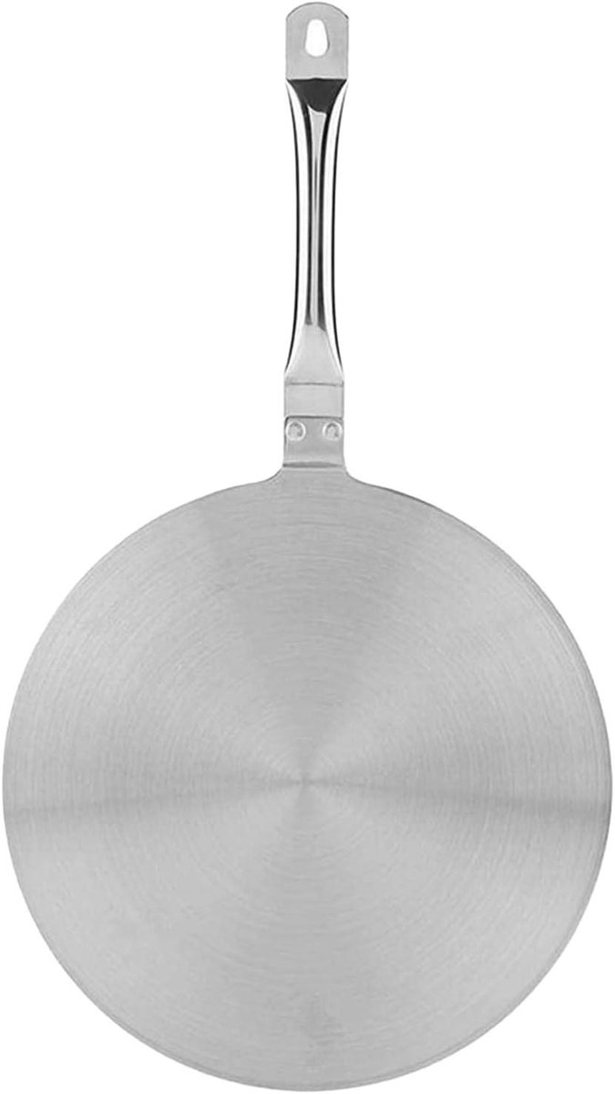 Inductie Adapterplaat Warmteverdeler Kookplaat Gelijkmatig Koken Verhoogde Warmtegeleiding 20 cm Diameter Zilver