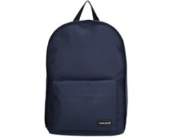 Unique Rugtas - Rugzak - Slijtvast & Tijdloos - School - Werk - Ruime Unisex Tas - Blauw