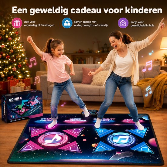 Pumpify Dubbele Dansmat – Voor Twee Personen – Muziekmat