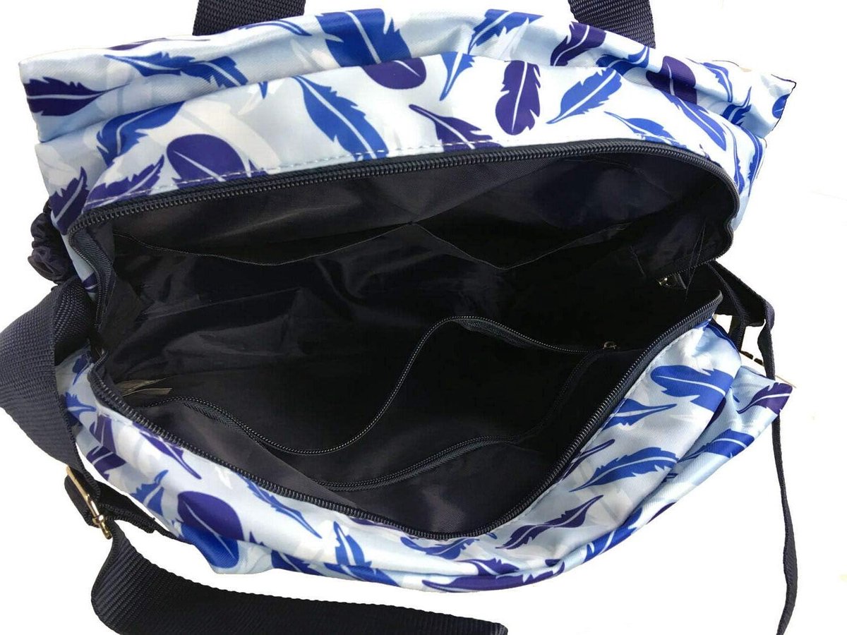 Baby Luiertas - Baby tas - Baby verzorgen - Ruim ontwerp - XL - Blauw Flamingo