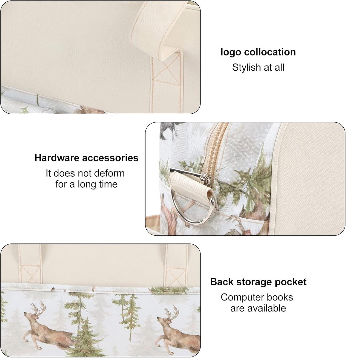 Luiertas Rugzak - Babytas Moederschapstas - Babyverzorging Reizen - Waterdichte Polyester Stof - 40 x 15 x 31 cm – foto 4