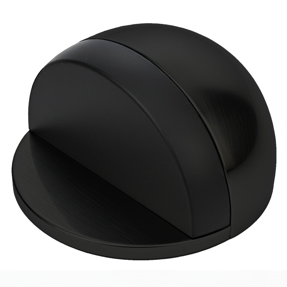 SnelShoppen - Deurstopper 3M VHB Zelfklevend met Geluidsdempend Rubber, 2-in-1 Installatie met Tape of Schroeven, Zwarte Deurstoppers voor Binnengebru