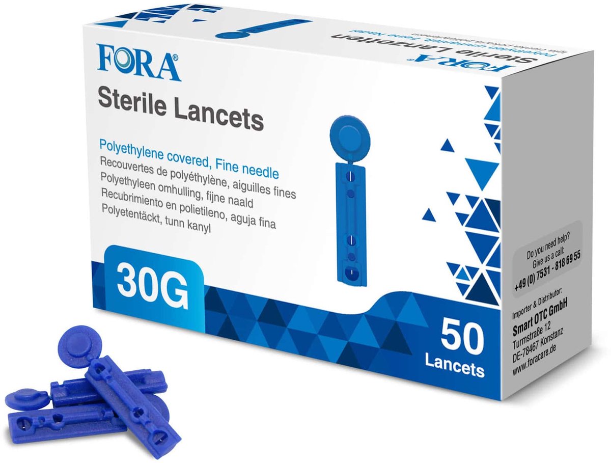 FORA Steriele Lancetten - 30G