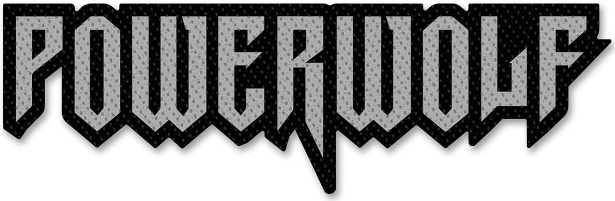 Powerwolf Logo Unisex Patch - zwart - Standard