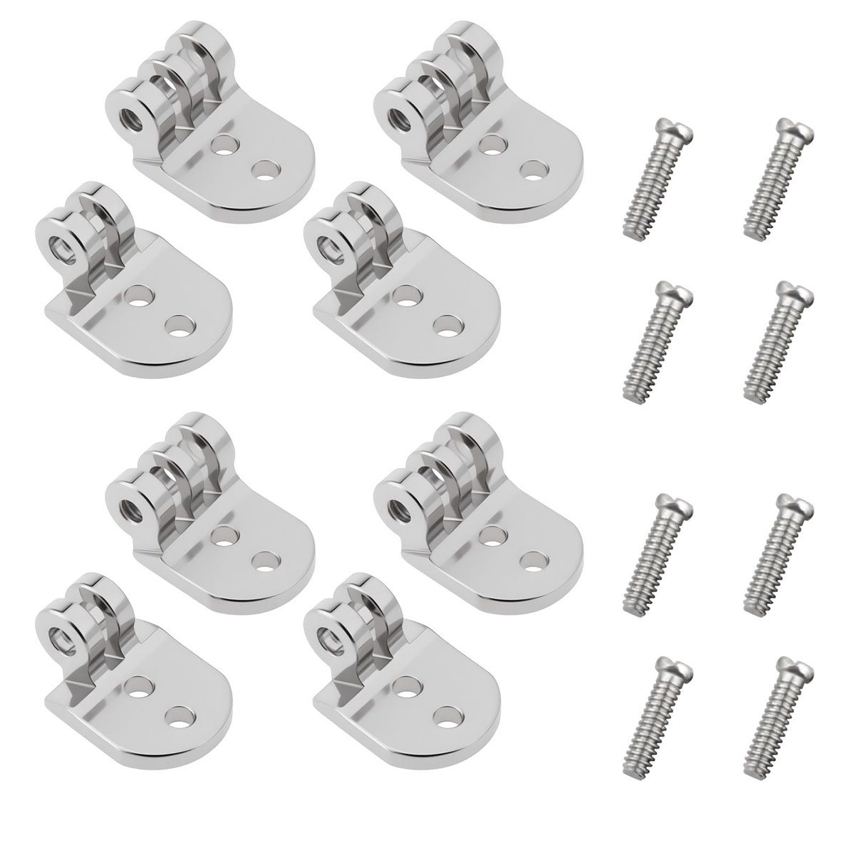 Dailygoods - 4 Pairs Scharnieren voor Zonnebrillen - Reparatieset voor Brilmonturen