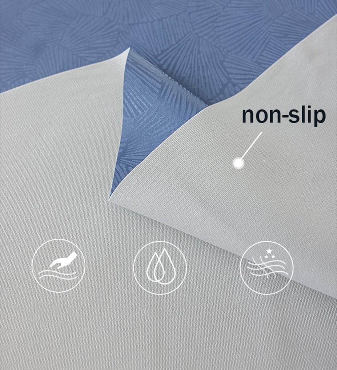 Dailygoods - Rond PVC-tafelkleed 240 cm - Waterdicht, krasbestendig en vuilafstotend in Beige