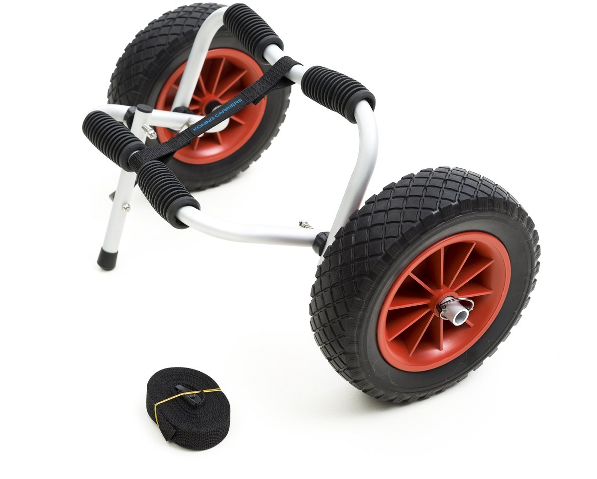 Kano-kajak-surf trolley - small - met anti lekwielen