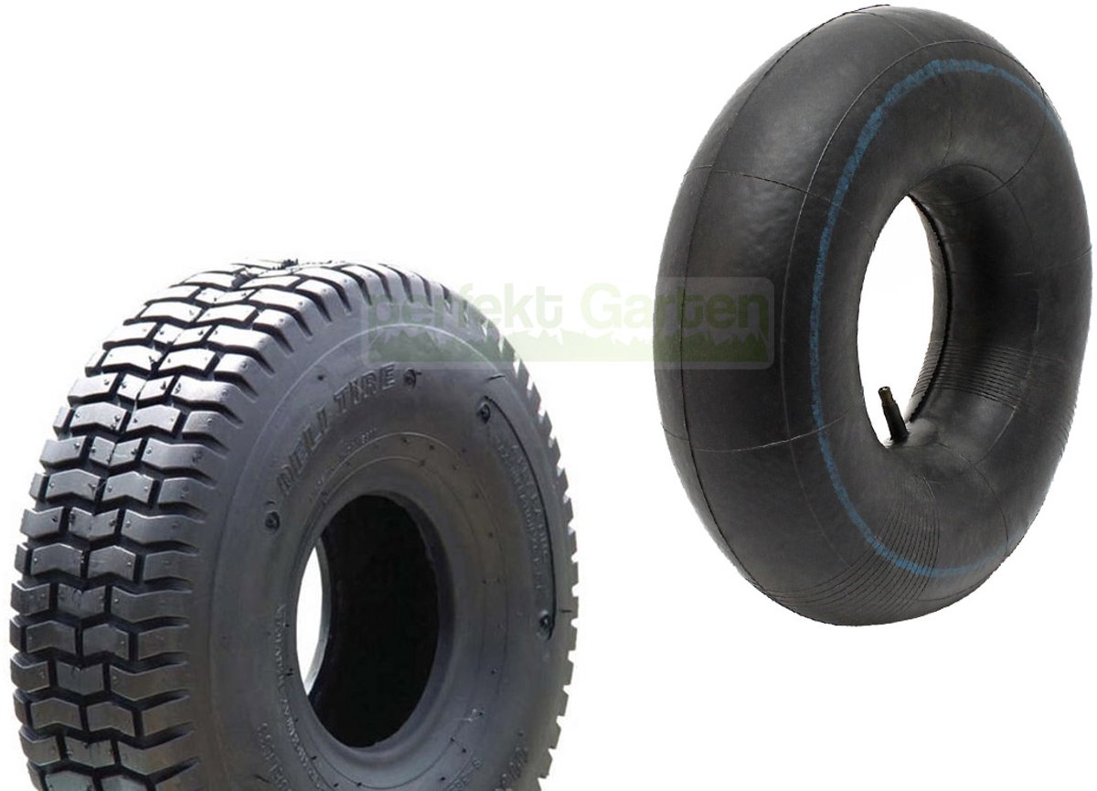 16x6,50-8 4PR (16 x 650 - 8) band voor grasmaaier / zitmaaier / tractor + binnenband