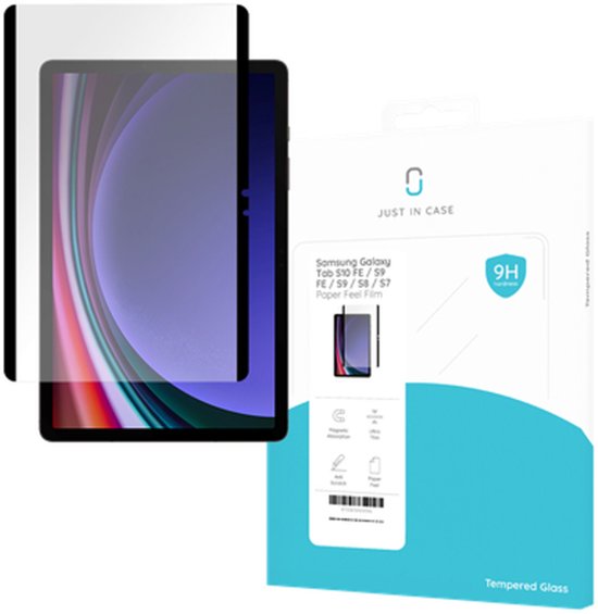 Just in case Paper Feel Samsung Galaxy Tab S9 / S9 FE / S8 / S7 Screenprotector