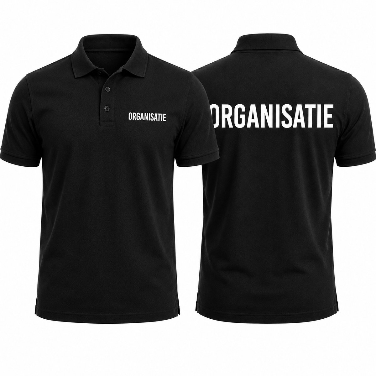 Polo met Organisatie opdruk - 100% katoen - 180 g/m² - Maat L