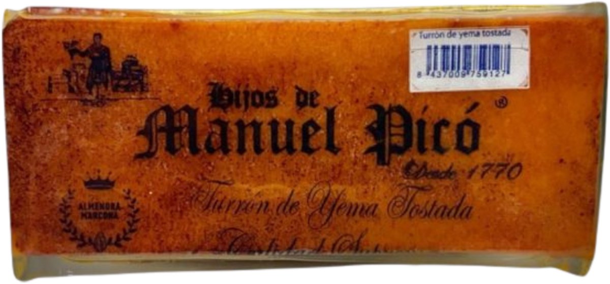 Turrón de Yema Tostada - Eidooiercrème - Hijos de Manuel Picó