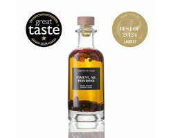 Spaanse vurige extra vierge olijfolie met chilipeper, knoflook en peperkorrels uit de regio Agullana, Catalonia - 250ml - olijf olie