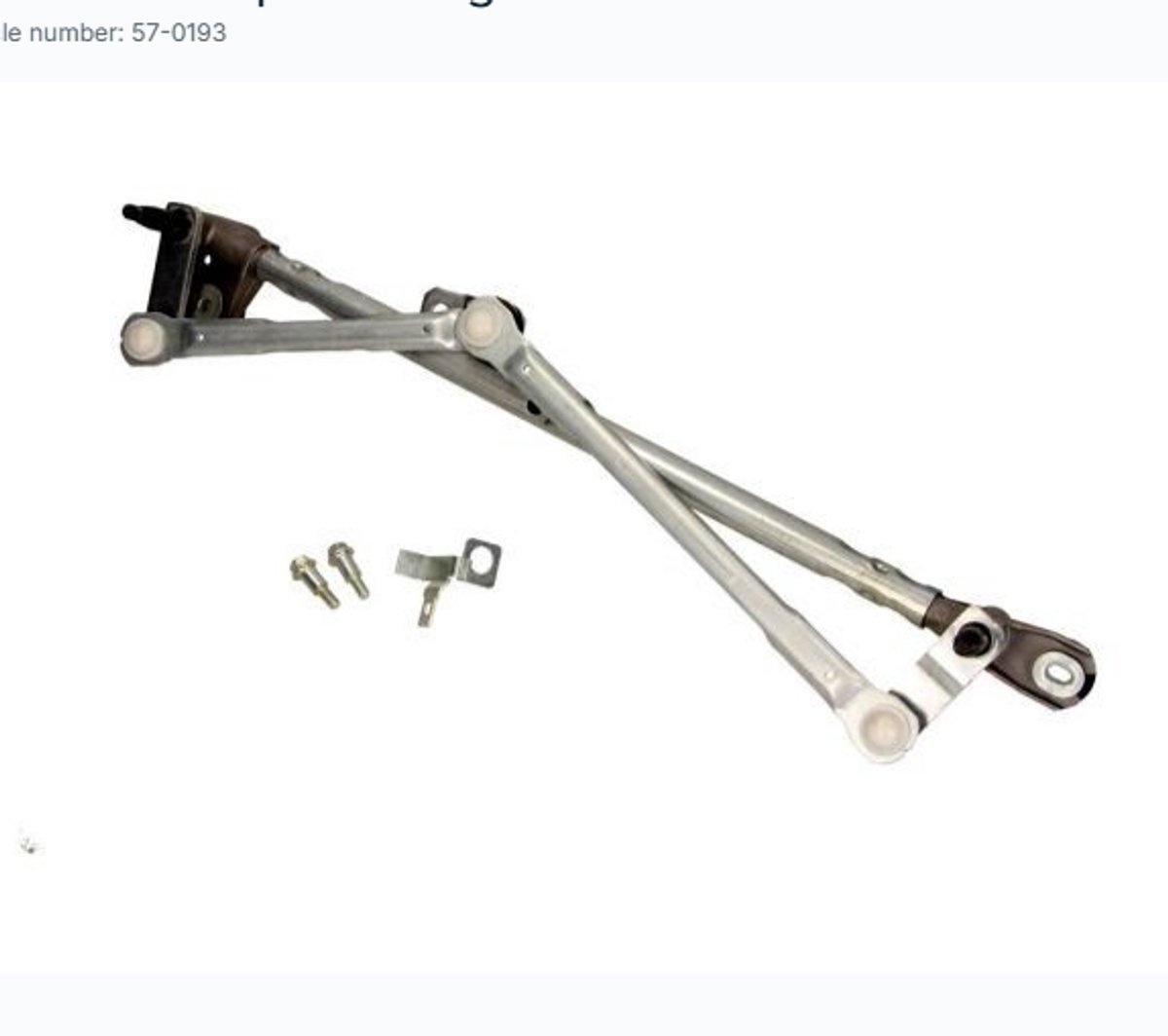 MAXGEAR Ruitenwissermechanisme 57-0193 | OEM 1273071 | 1273086 | 1273401 | 93171541 | 93185524 | Geschikt voor Opel Vectra C Sedan, Hatchback, Caravan, Signum 2002-2009 | Voorzijde Zonder Motor