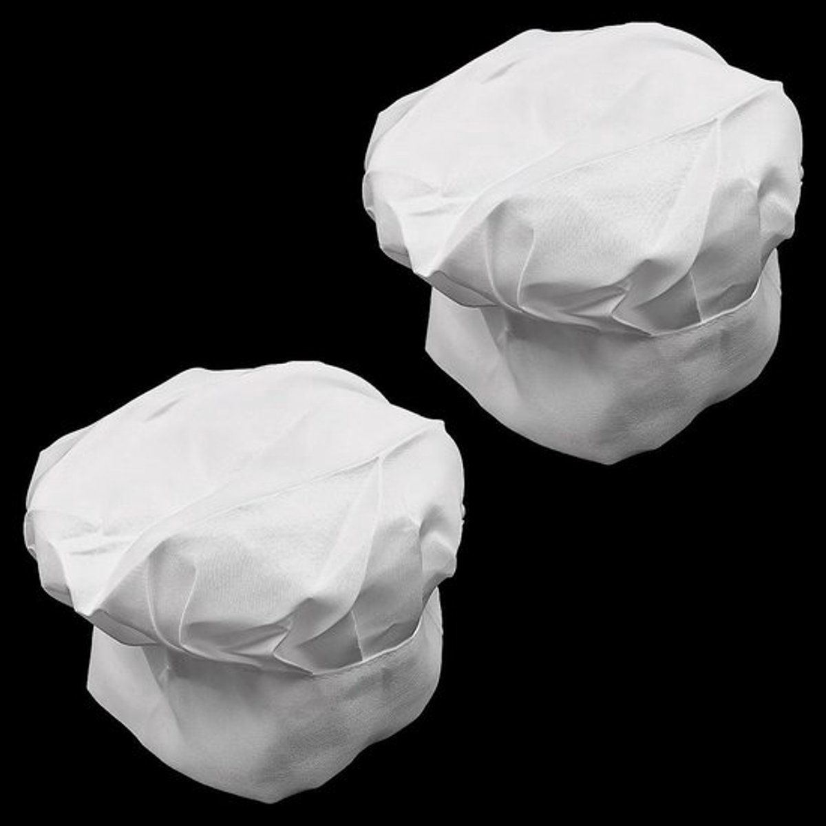 Chef hoed - Keuken - Verstelbaar - Witte - Koken - Mannen vrouwen - Keukenkappen - Geschikt voor - Wit model - 2 STKS Witte Chef Hoed Chefs Hoed Met Verstelbare Elastische Keuken Koken Band Chef Hoeden Voor Mannen Vrouwen Keuken Koken Caps.